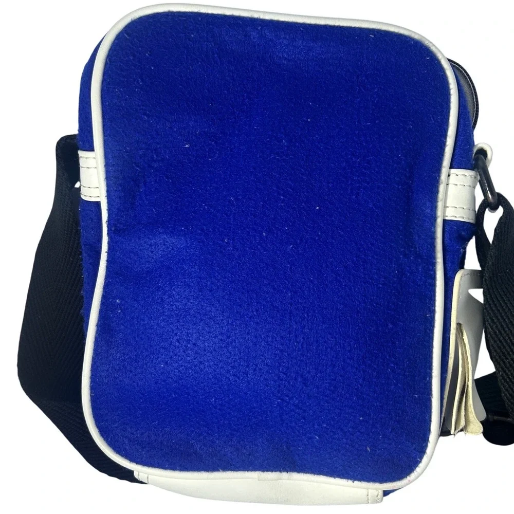 Diesel Industry Blue‎ Wool Blend Crossbody Bag Messenger Style